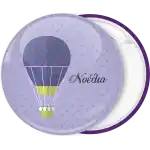 Αir balloon polka dot badge button