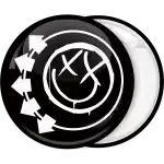 Blink 182 pinback badge button