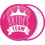 Bride's Team badge button