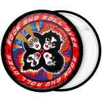 Κονκάρδα Kiss Rock and Roll Over μαύρη