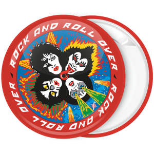 Κονκάρδα Kiss Rock and Roll Over κόκκινο