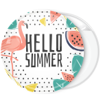 Καλοκαιρινή κονκάρδα Hello Summer φλαμίνγκο 