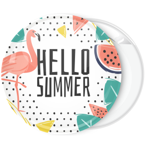Καλοκαιρινή κονκάρδα Hello Summer φλαμίνγκο 