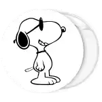 Snoopy classic pin badge button