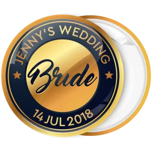 &Kappa;&omicron;&nu;&kappa;ά&rho;&delta;&alpha; Bride golden metal