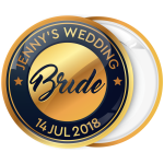 Κονκάρδα Bride golden metal