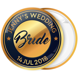 Κονκάρδα Bride golden metal