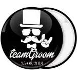 &Kappa;&omicron;&nu;&kappa;ά&rho;&delta;&alpha; Team Groom Hat Hand rock &mu;&alpha;ύ&rho;&eta;