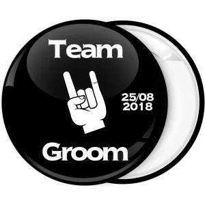 &Kappa;&omicron;&nu;&kappa;ά&rho;&delta;&alpha; Metal Team Groom