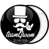 Κονκάρδα Team Groom Hat Hand rock μαύρη
