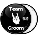 &Kappa;&omicron;&nu;&kappa;ά&rho;&delta;&alpha; Metal Team Groom