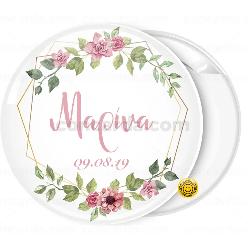 Kονκάρδα floral vintage τριαντάφυλλο