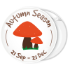 Κονκάρδα Autumn season κόκκινα μανιτάρια 