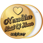 Kονκάρδα bachelorette Maid of honor χρυσή κολεξιόν