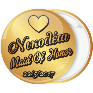Kονκάρδα bachelorette Maid of honor χρυσή κολεξιόν