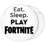 Κονκάρδα Fortnite eat sleep play λευκή
