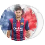 Αθλητική κονκάρδα Neymar κόκκινο μπλε