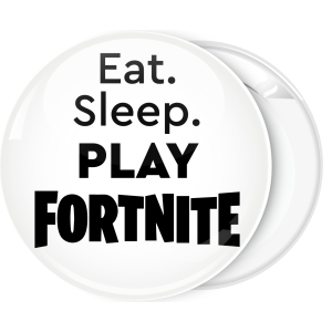 Κονκάρδα Fortnite eat sleep play λευκή