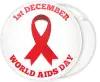 Κονκάρδα world Aids day λευκή