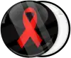 Κονκάρδα classic red ribbon μαύρη
