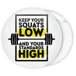 &Kappa;&omicron;&nu;&kappa;ά&rho;&delta;&alpha; Keep your squarts low and your standards high &lambda;&epsilon;&upsilon;&kappa;ή