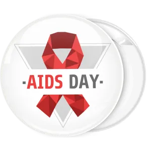 &Kappa;&omicron;&nu;&kappa;ά&rho;&delta;&alpha; Aids Day red ribbon 