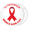 Κονκάρδα world Aids day λευκή