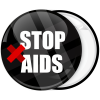 Κονκάρδα stop Aids μαύρη