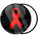 Κονκάρδα classic red ribbon μαύρη