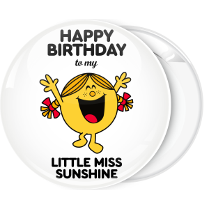 Κονκάρδα Happy Birthday to my little miss Sunshine