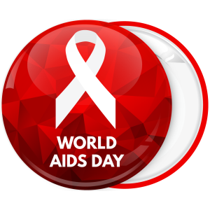 Κονκάρδα classic red ribbon World Aids Day κόκκινη
