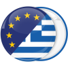 Κονκάρδα σημαία Ευρωπαϊκής ένωσης Ελλάδας