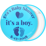 Κονκάρδα baby shower its a boy πουά
