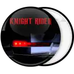 Knight Rider car pin badge button