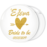 Kονκάρδα Bride to be Gold Glitter όνομα