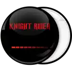 Knight Rider lights pin badge button