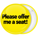 Κονκάρδα Please Offer me a seat κίτρινη