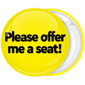 Κονκάρδα Please Offer me a seat κίτρινη