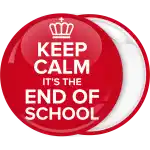 Κονκάρδα Keep Calm its the end of School