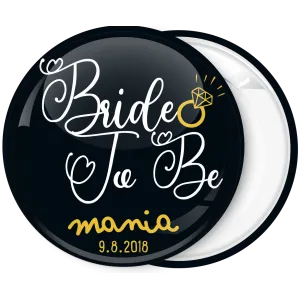 K&omicron;&nu;&kappa;ά&rho;&delta;&alpha; Bride to Be ring vintage &mu;&alpha;ύ&rho;&eta;