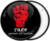 Κονκάρδα Rage Against the Machine μαύρη