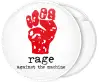 Κονκάρδα Rage Against the Machine λευκή