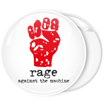 Κονκάρδα Rage Against the Machine λευκή