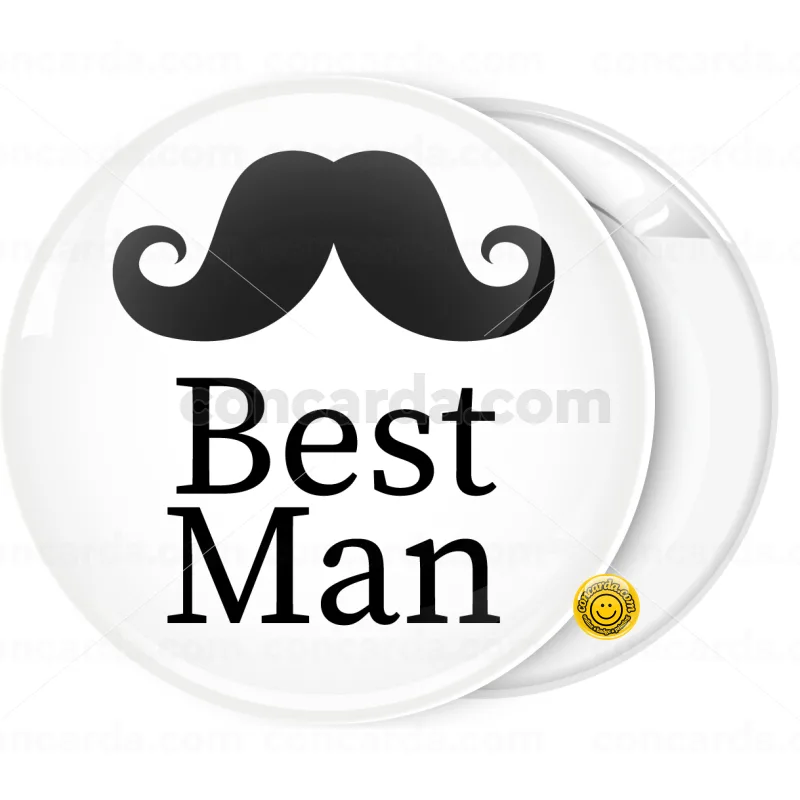 Κονκάρδα best man μουστάκι