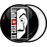 La Casa de Papel mask pin badge button