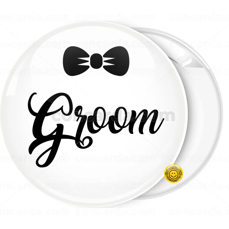 Κονκάρδα groom στρογγυλό παπιγιόν 