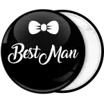 Κονκάρδα best man στρογγυλό παπιγιόν