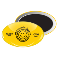 Κονκάρδες οβάλ μαγνήτης