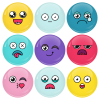 Κονκάρδες emoticons avatar collection σετ 9 τεμάχια