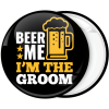 Κονκάρδα Beer me I am the groom μαύρη